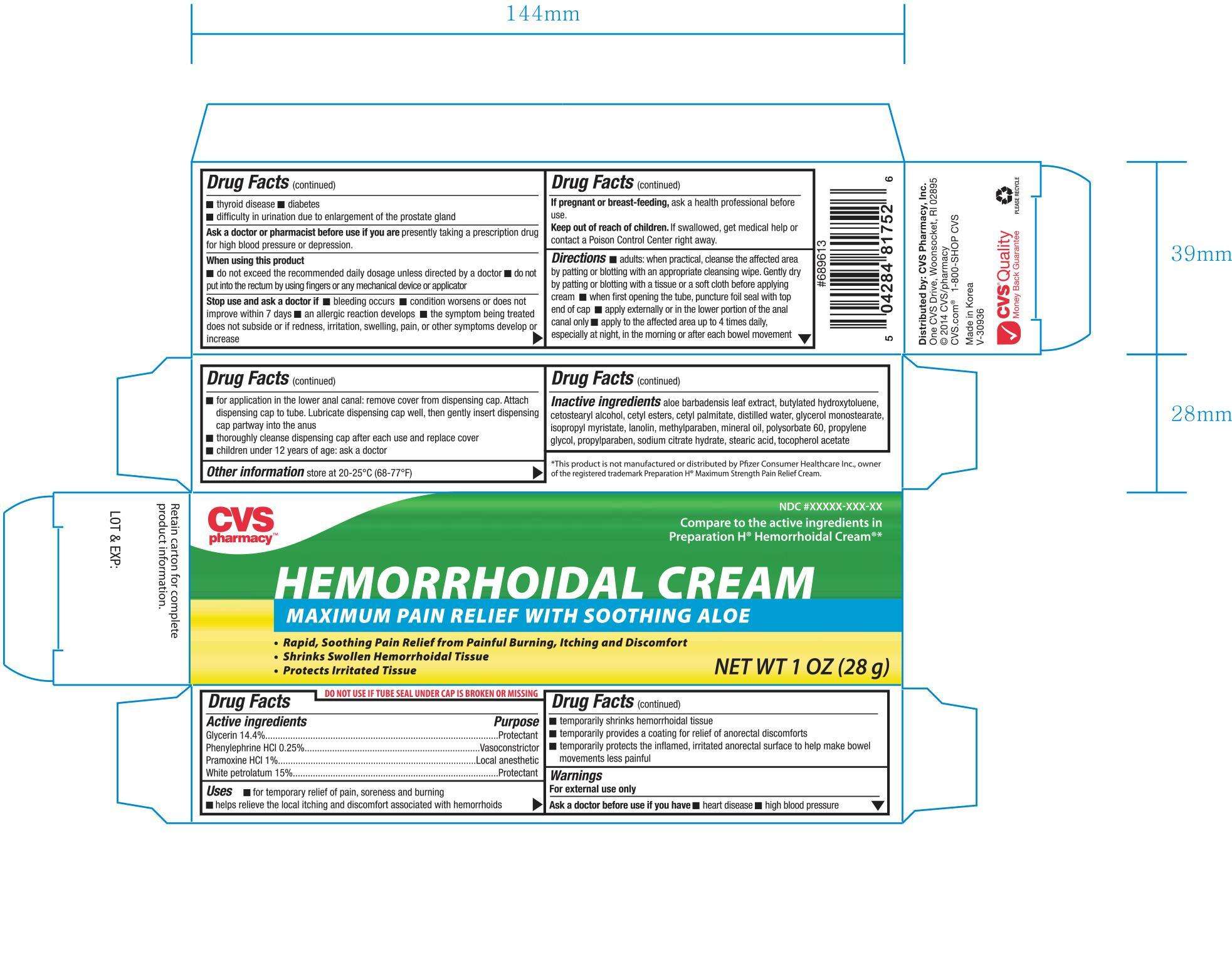 CVS Hemorrhoidal